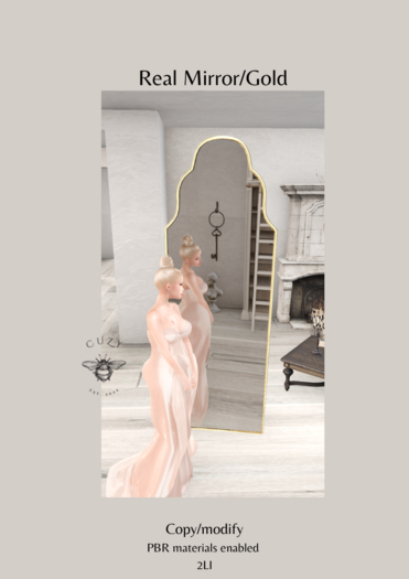 Cuzy/ Gold mirror