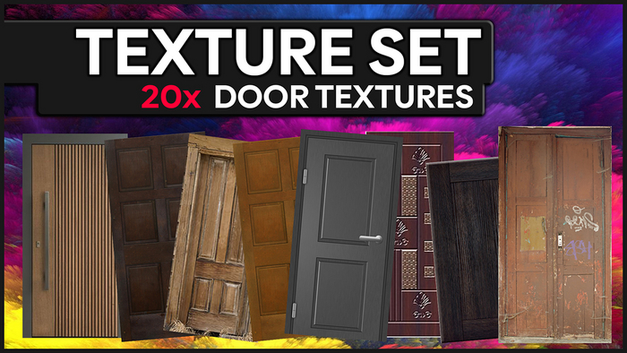 [MICHE] 20x DOOR TEXTURES SET