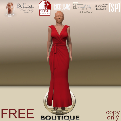 ShainaVera Formal Gown Red