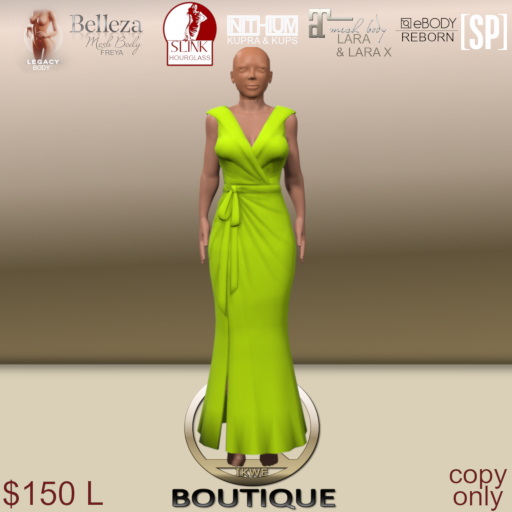 ShainaVera Formal Gown Yellow