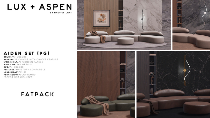 LUX + ASPEN // Aiden Set PG Fatpack