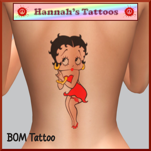 Betty Boop Full Back