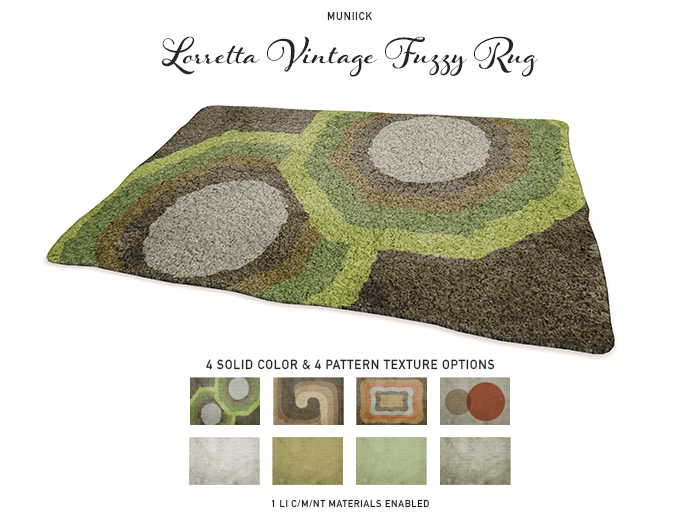 Muniick - Lorretta Vintage Fuzzy Rug