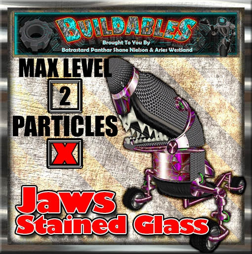 Jaws Stained Glass (Crate)