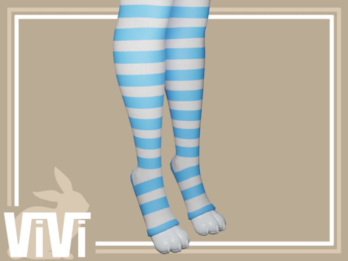 [ViVi] Paw Kneesocks