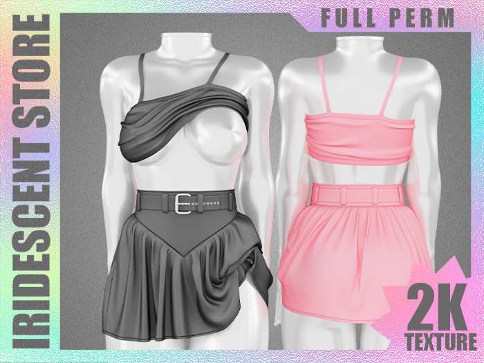 Iridescent - 167 Skirt (Texture Fabric)