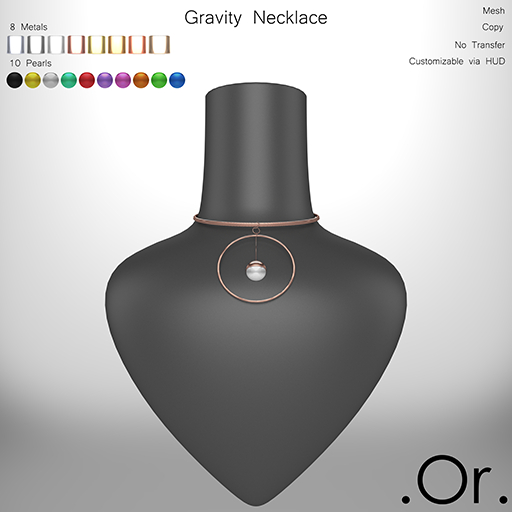 . Or . Gravity Necklace