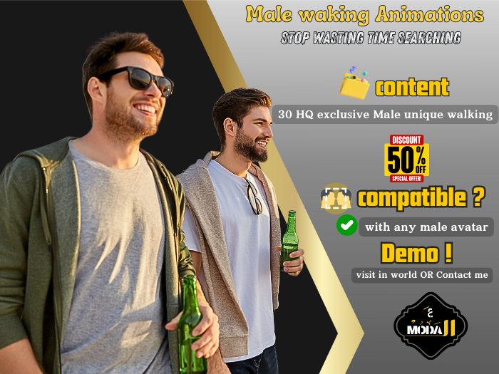 30 Unique Male walks [50%OFF]