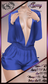 .:WoN:.Cherry romper blue