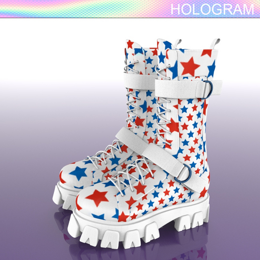 Independence Day Combat Boots