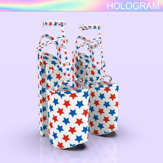 Independence Day Studs Heels