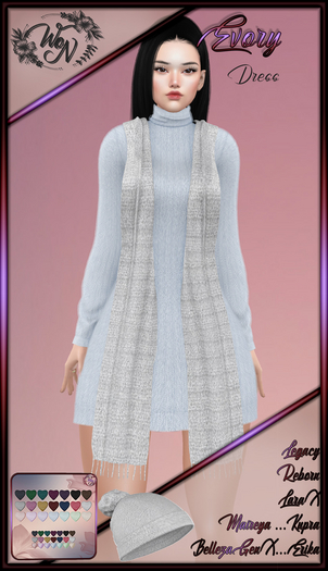 .:WoN:.Evory dress light blue