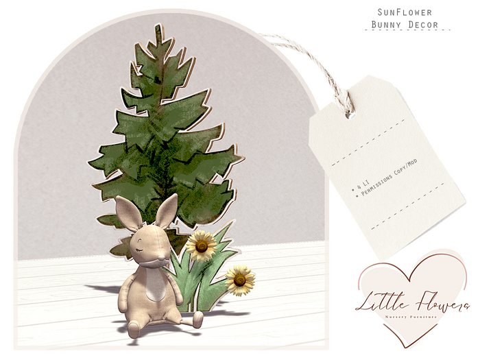 SunFlower Bunny Decor