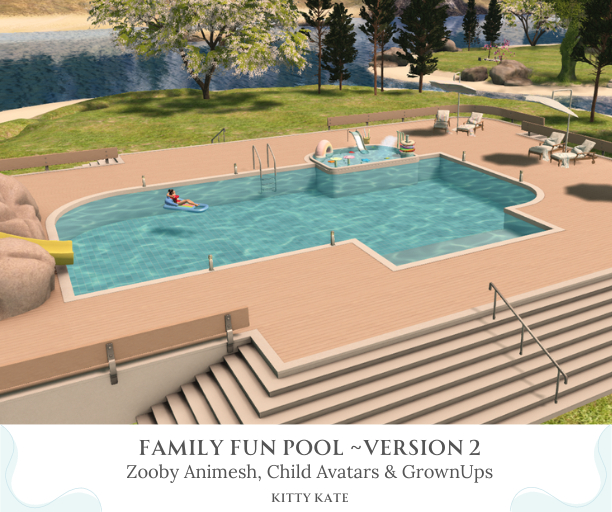 {KK} Family Fun Pool ~ Version 2  (For Zooby Animesh & Child Avatars)