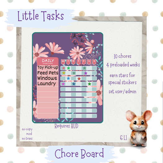 Little Tasks ~ Chore Board Garden (1)