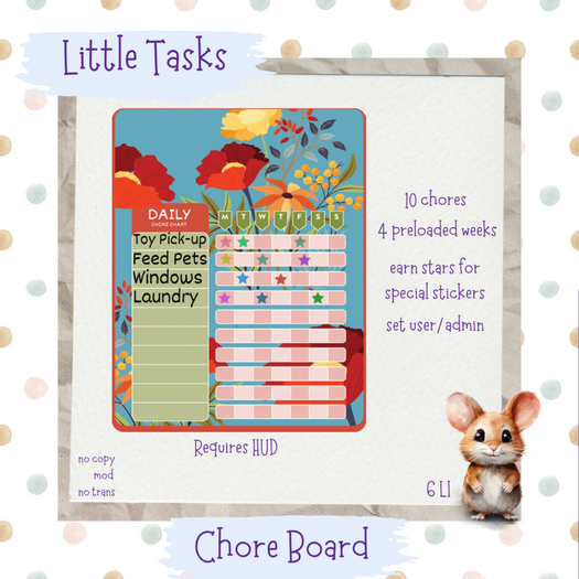 Little Tasks ~ Chore Board Garden (2)