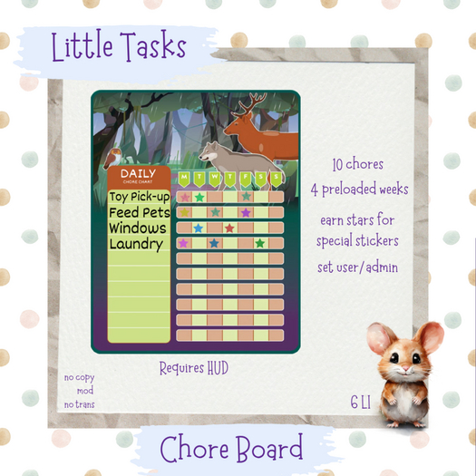 Little Tasks ~ Chore Board Wild (3)
