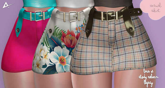 Akikazu Fashion - Casual -   Fatpack Skirt