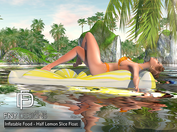 :FNY: Designs - Half Lemon Slice Floatie