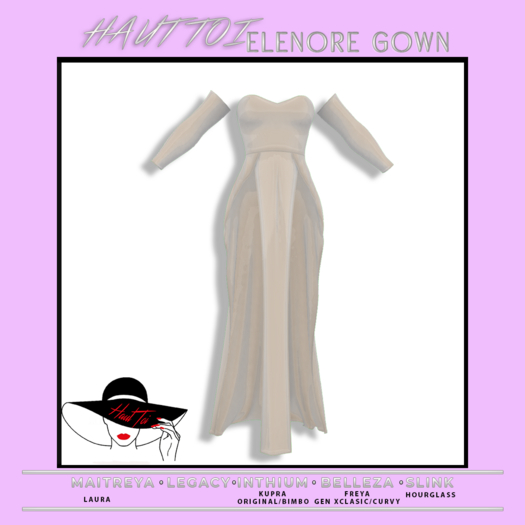 [HT] Elenore Gown- White(wear)
