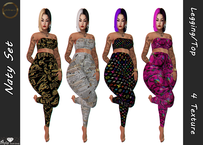 ::G.B-Naty Set Ayla Mesh Body::