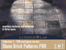 LL Stone Brick Pattern PBR  (collection 1) Full Perm