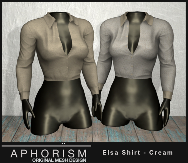!APHORISM! - Elsa Shirt Cream