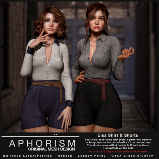 !APHORISM! - Elsa Shirt Fatpack