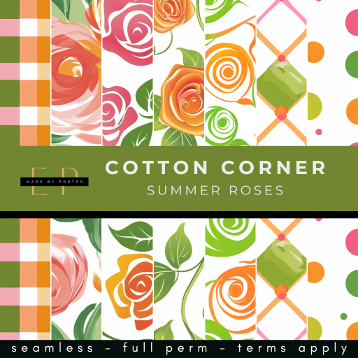 Made by Porter - Cotton Corner - Summer Roses