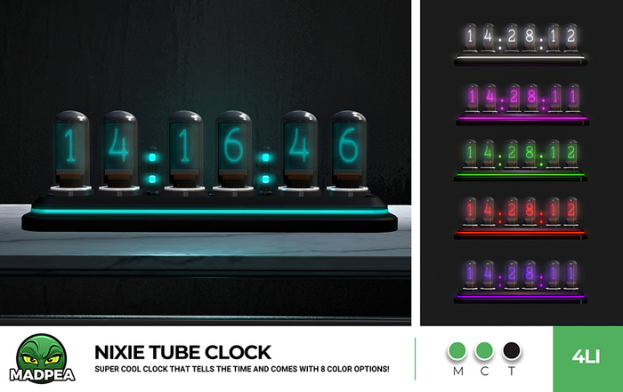 MadPea Nixie Tube Clock