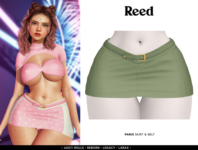 REED - PARIS SKIRT // OLIVE