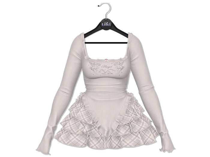 Loki - Emily Ruffle Set - Grey