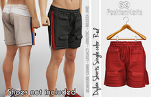 Shorts Dylan Red - Signature Gianni, Belleza Jake, Legacy, Athletic - FashionNatic 