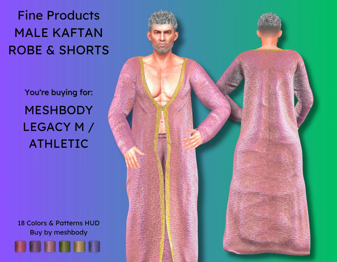 FP - Male Kaftan Robe & Shorts LEGACY