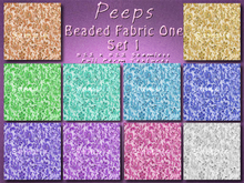 Peeps Textures Beaded Fabric One 1