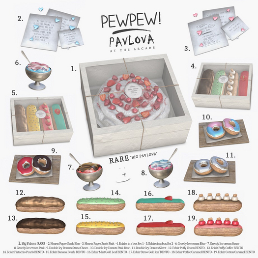 Pewpew! 4. Eclairs in a box - Set 1 (Decor)