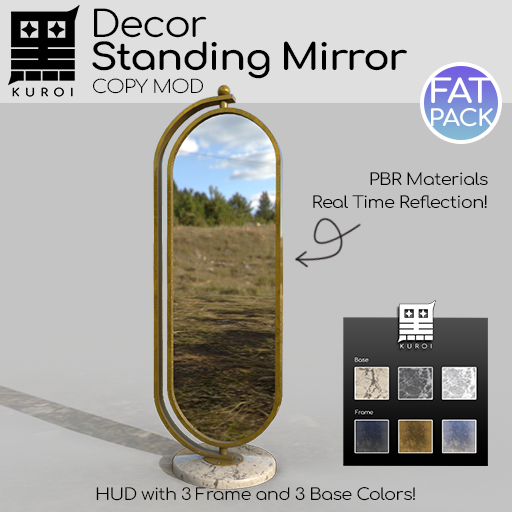 Kuroi - Mirror (Standing PBR)