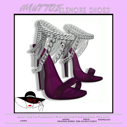 [HT] Elenore Shoes-Burgandy(wear)