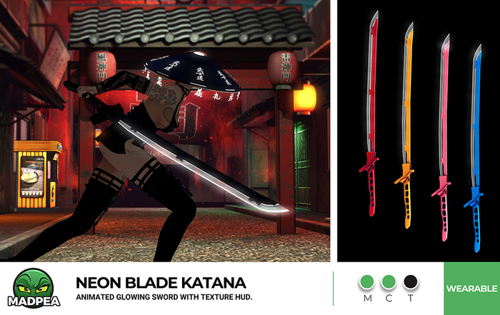 MadPea Neon Blade Katana