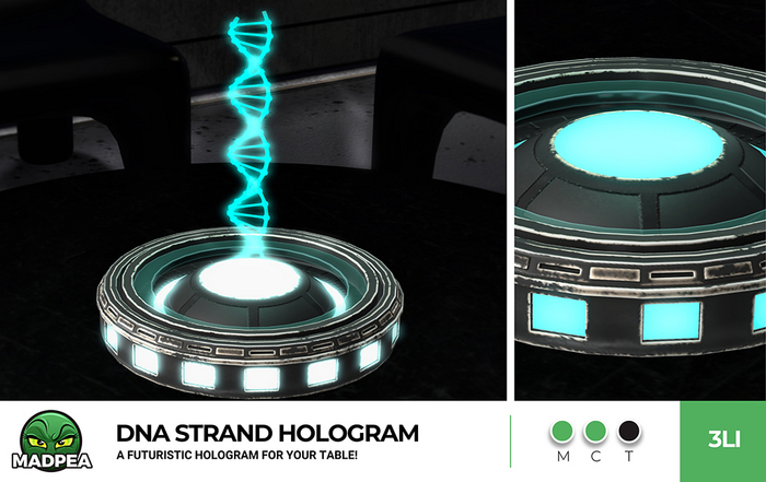MadPea DNA Strand Hologram