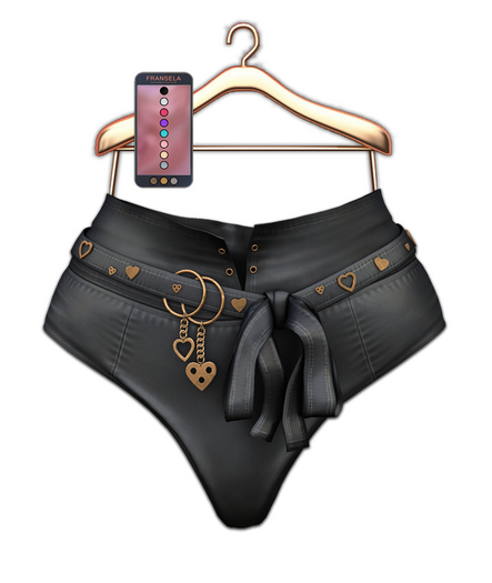 FRANSELA: "Anneta" Shorts Black