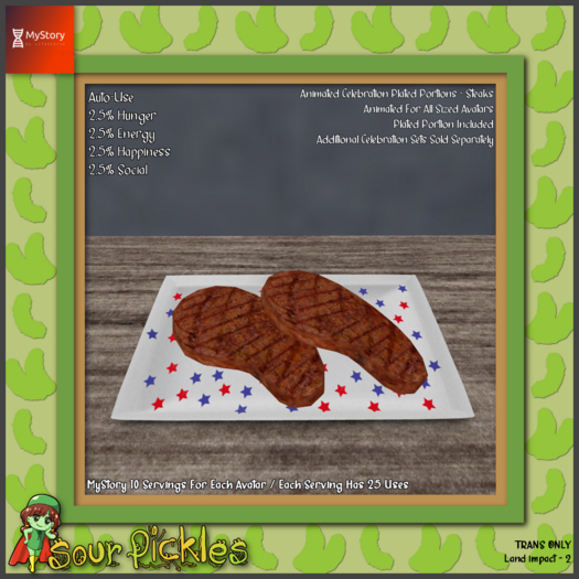 [SP] MyStory Celebration Set - Plated Steaks