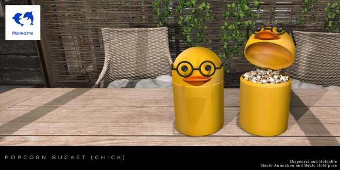 [Mamere] Popcorn Bucket(Chick) 