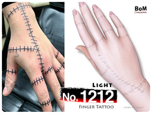 (Hand Tattoo) No.1212 Light