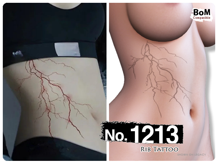 (Rib Tattoo) No.1213