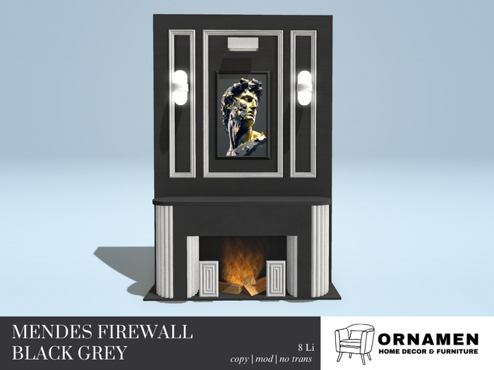 OR - Mendes Firewall Black Grey