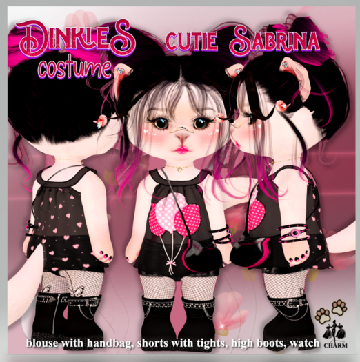 !!!CHARM Dinkies costume cutie Sabrina