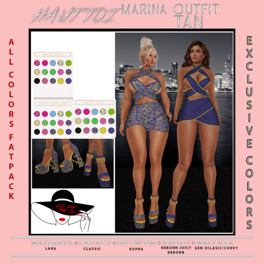 [HT]Marina-Summer Tan-Fatpack(wear)