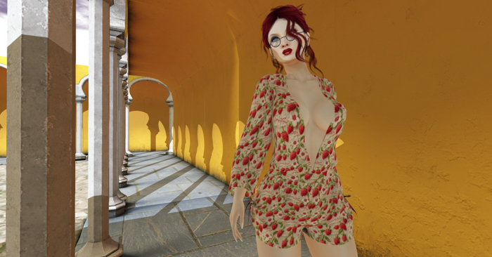 *RW* Strawberry Fields Romper