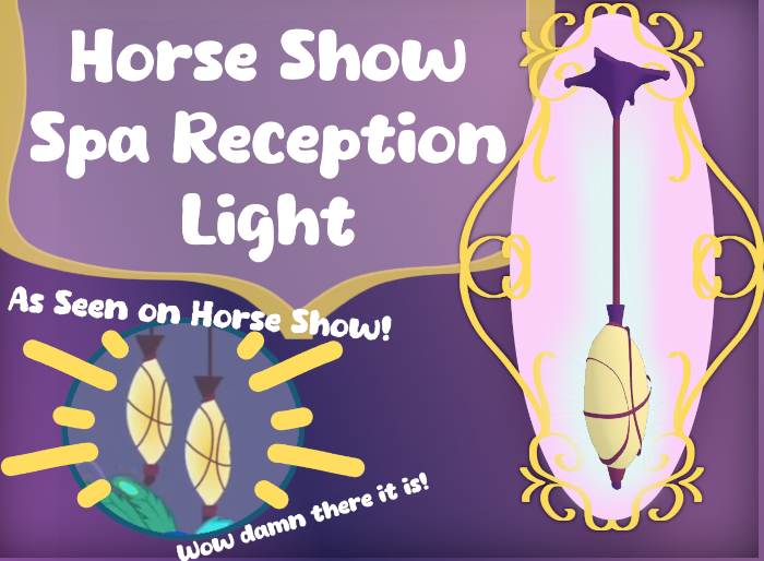 {Horse Show} Spa Lamp